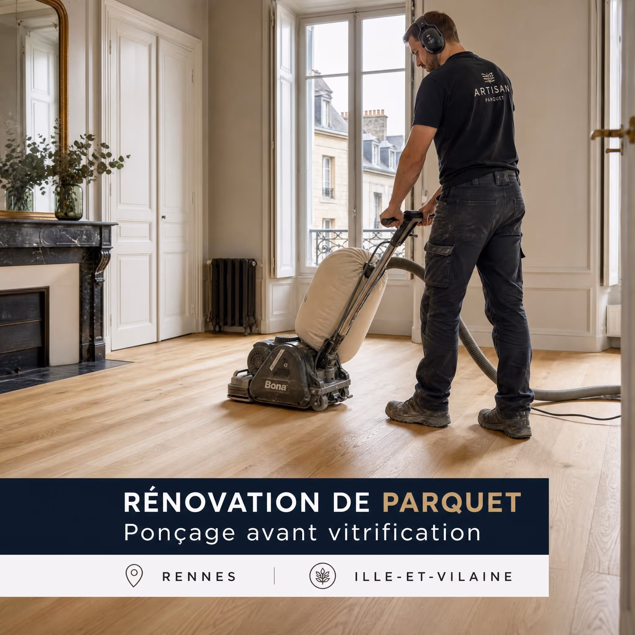 Ponçage parquet à rennes : tout ce qu'il faut savoir pour une rénovation réussie
