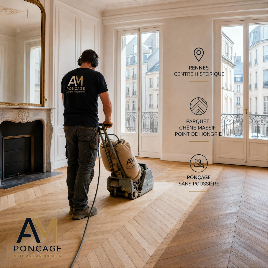 Rénovation de parquet à rennes : guide complet du ponçage et de la vitrification en ille-et-vilaine