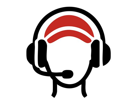 Visuel de contact avec un casque micro et des photos de rénovations, incluant parquet, salle de bain et cuisine.